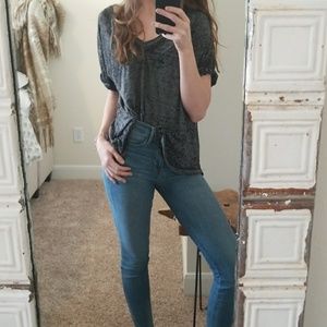 Free People Burn out Tee